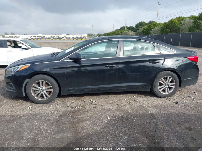 VIN 5NPE24AF7HH480255 2017 Hyundai Sonata, SE no.6