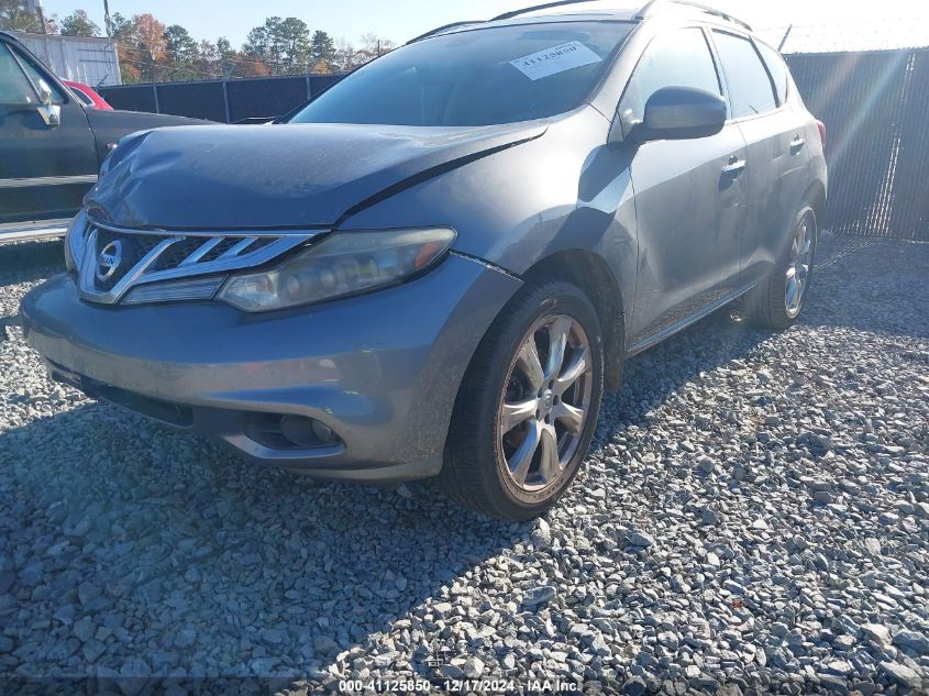 VIN JN8AZ1MU5DW206757 2013 NISSAN MURANO no.2