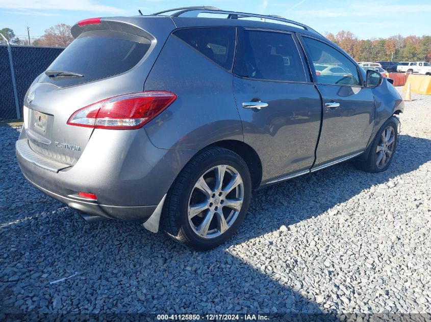 VIN JN8AZ1MU5DW206757 2013 NISSAN MURANO no.4