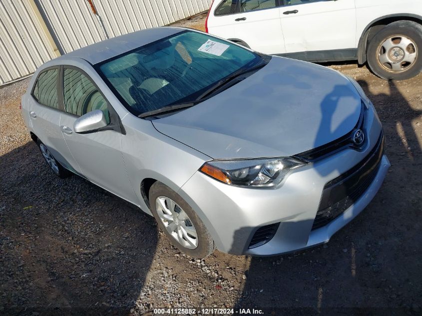 VIN 5YFBURHE0FP276582 2015 Toyota Corolla, LE no.1