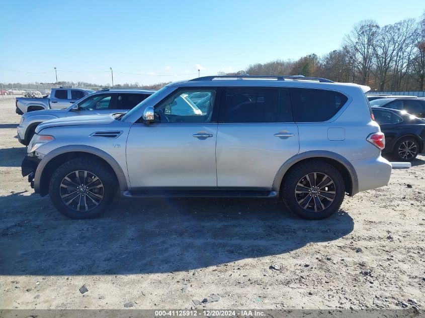 2018 Nissan Armada Platinum VIN: JN8AY2ND2J9051036 Lot: 41125912