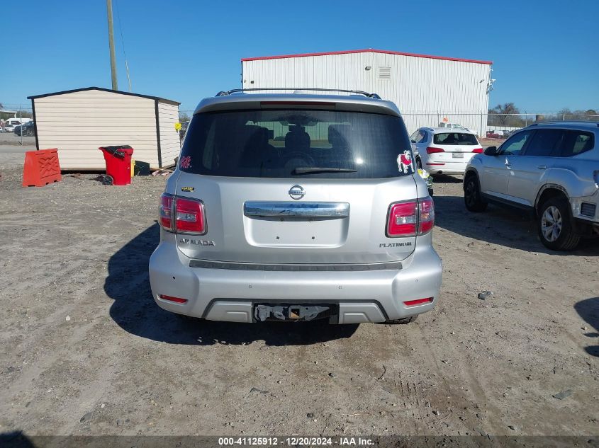 2018 Nissan Armada Platinum VIN: JN8AY2ND2J9051036 Lot: 41125912