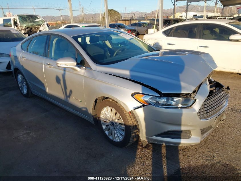 VIN 3FA6P0LU6FR266447 2015 Ford Fusion, Hybrid SE no.1