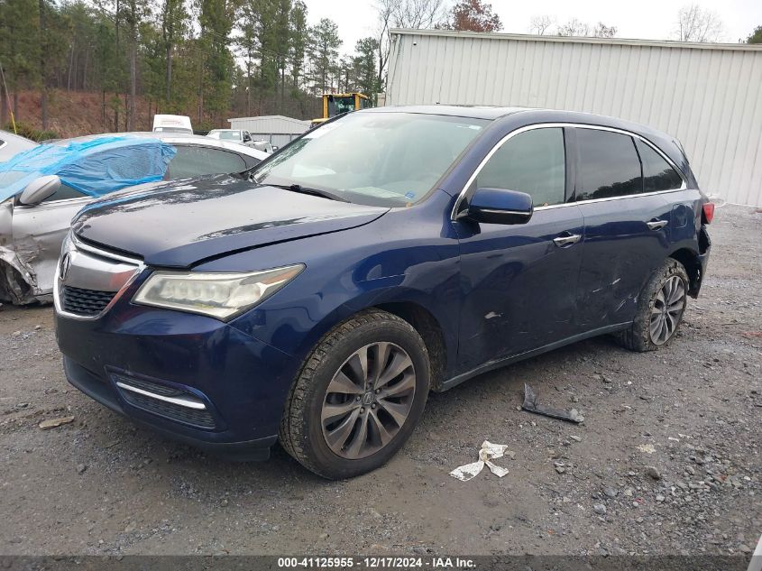 VIN 5FRYD3H41FB007404 2015 ACURA MDX no.14