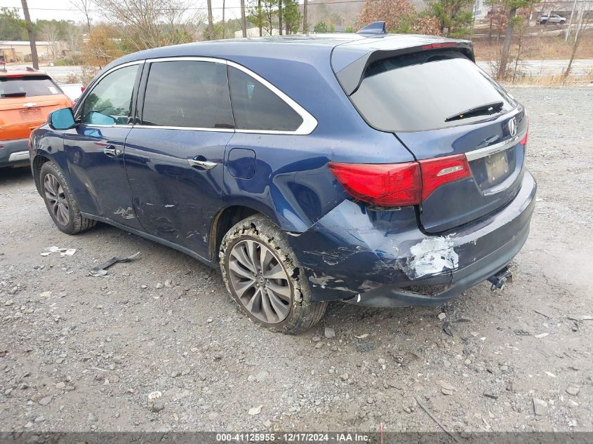 VIN 5FRYD3H41FB007404 2015 ACURA MDX no.3