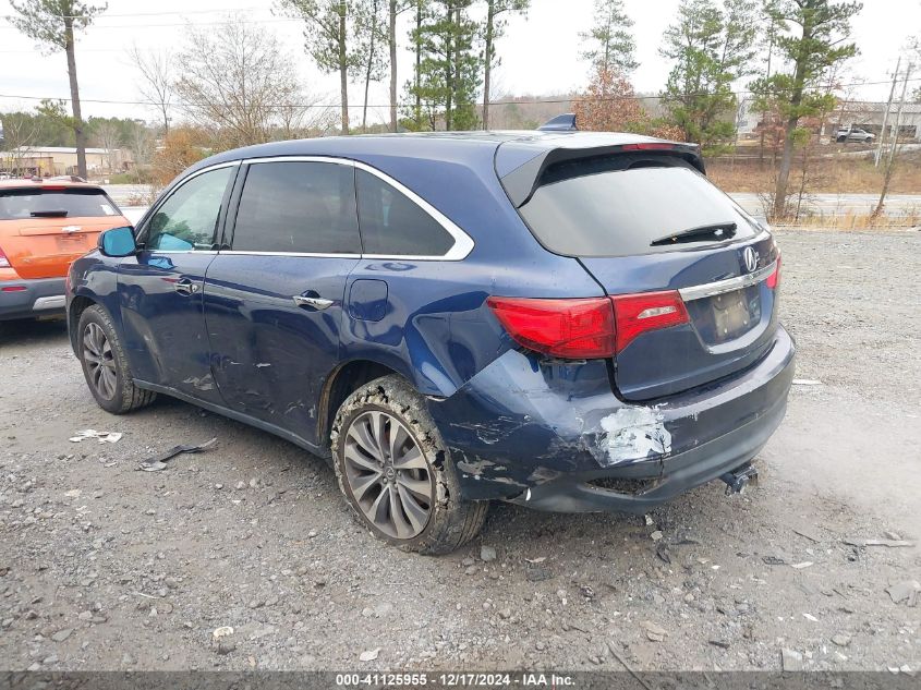 VIN 5FRYD3H41FB007404 2015 ACURA MDX no.6