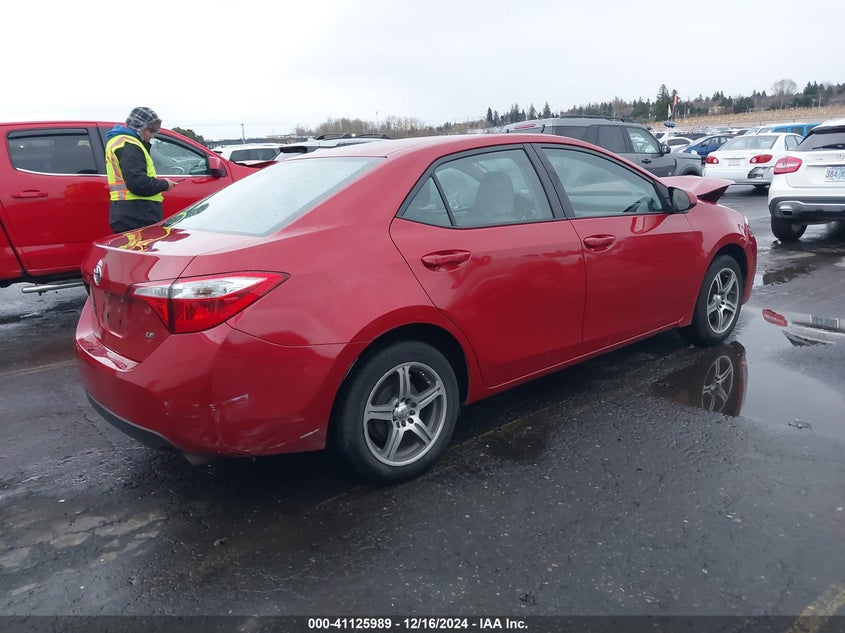 2016 TOYOTA COROLLA VIN: 5YFBURHE1GP423123