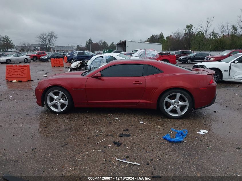 2015 Chevrolet Camaro 2Lt VIN: 2G1FF1E39F9303853 Lot: 41126007