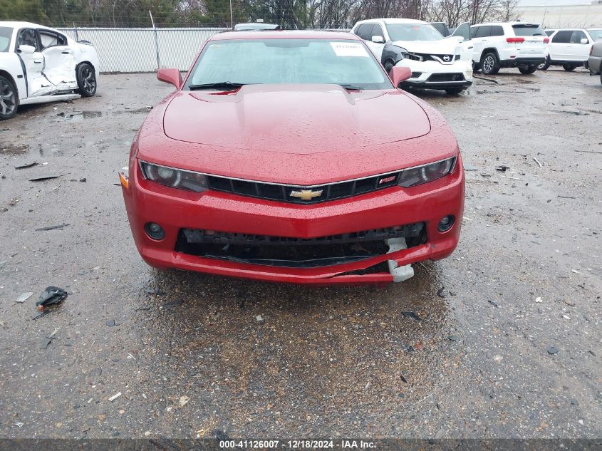 2015 Chevrolet Camaro 2Lt VIN: 2G1FF1E39F9303853 Lot: 41126007