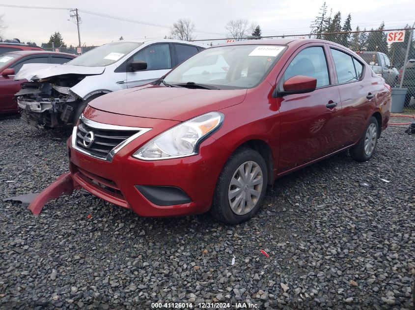 VIN 3N1CN7AP9HL846776 2017 Nissan Versa, 1.6 S+ no.2