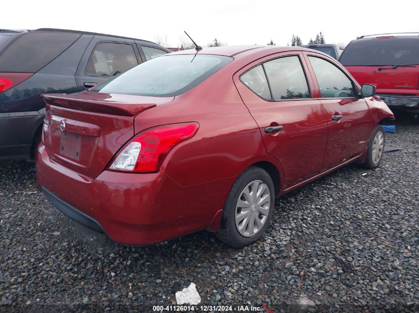 VIN 3N1CN7AP9HL846776 2017 Nissan Versa, 1.6 S+ no.4