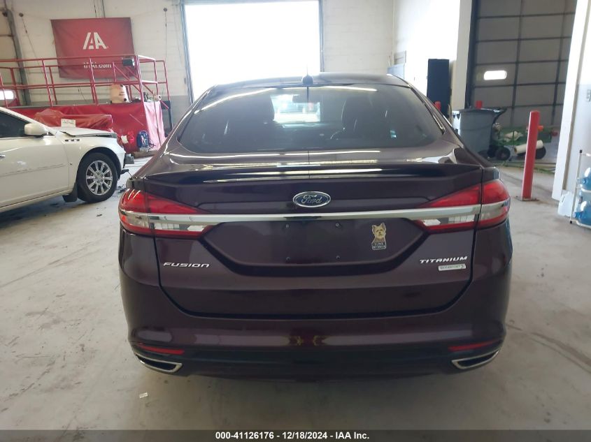 VIN 3FA6P0K97HR308558 2017 Ford Fusion, Titanium no.17