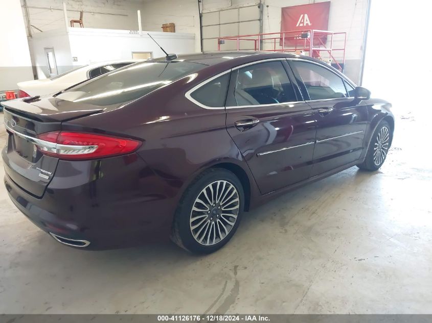 2017 FORD FUSION TITANIUM - 3FA6P0K97HR308558