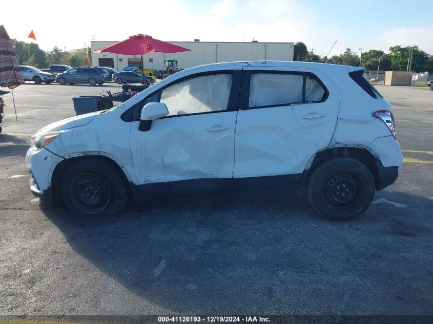 2017 Chevrolet Trax Ls VIN: 3GNCJKSB2HL271684 Lot: 41126193