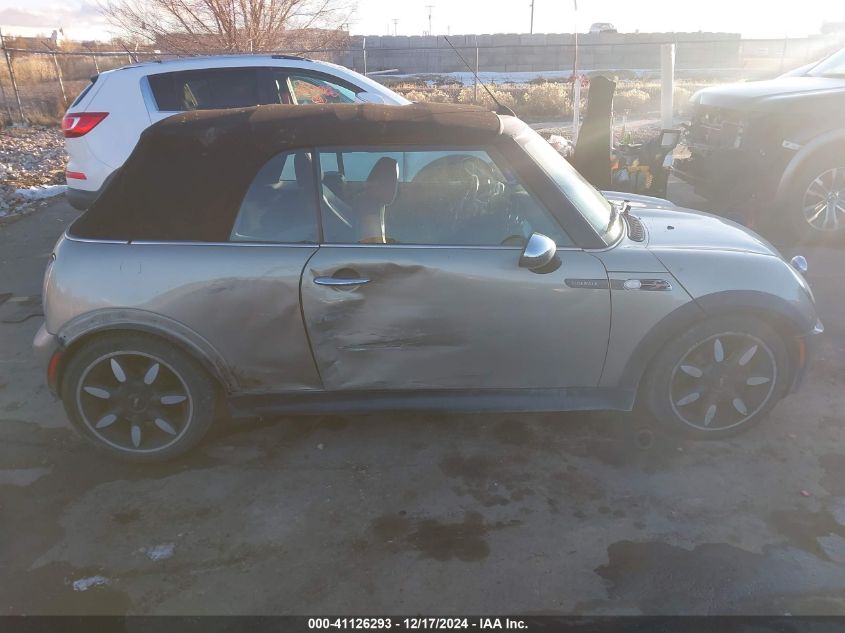 2007 Mini Cooper S VIN: WMWRH33527TL95720 Lot: 41126293