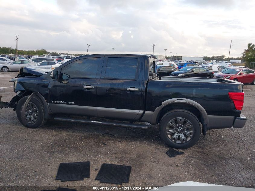 2019 Nissan Titan Platinum Reserve VIN: 1N6AA1E5XKN516476 Lot: 41126315