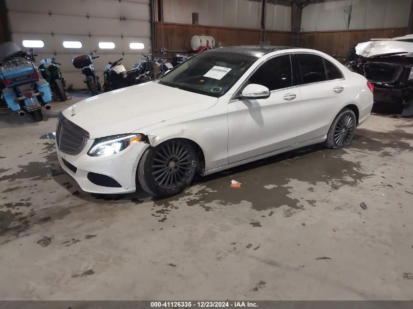 VIN 55SWF4KBXFU094945 2015 Mercedes-Benz C 300, 4Ma... no.2