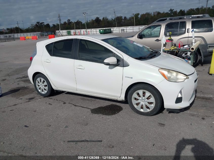 2013 Toyota Prius C Two VIN: JTDKDTB37D1555209 Lot: 41126369