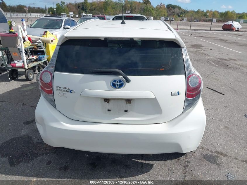 2013 Toyota Prius C Two VIN: JTDKDTB37D1555209 Lot: 41126369