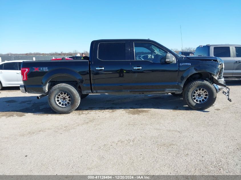 2016 Ford F-150 Xlt VIN: 1FTEW1E82GKE33648 Lot: 41126494