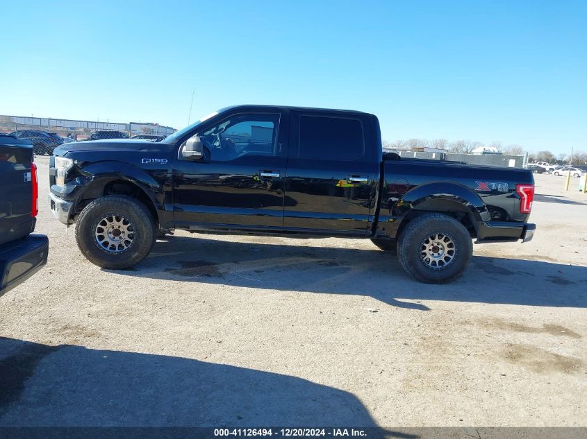 2016 Ford F-150 Xlt VIN: 1FTEW1E82GKE33648 Lot: 41126494