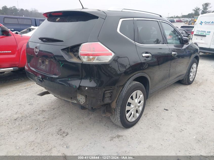 VIN KNMAT2MT8GP723544 2016 Nissan Rogue, S no.4