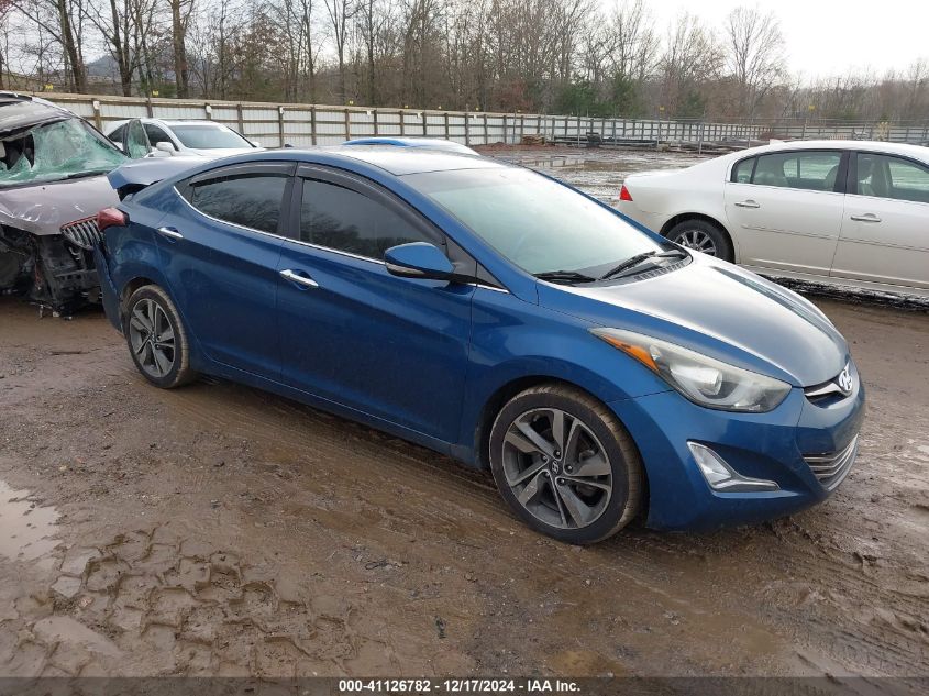 2016 HYUNDAI ELANTRA LIMITED - KMHDH4AE9GU620260