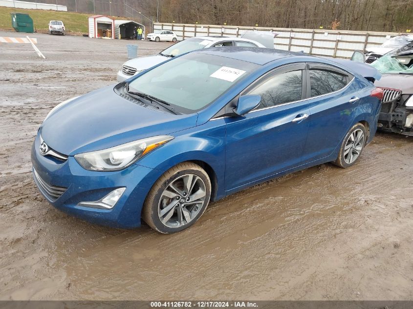 VIN KMHDH4AE9GU620260 2016 Hyundai Elantra, Limited no.2