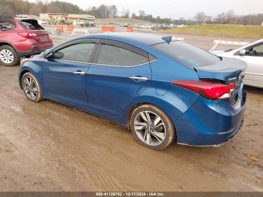 VIN KMHDH4AE9GU620260 2016 Hyundai Elantra, Limited no.3