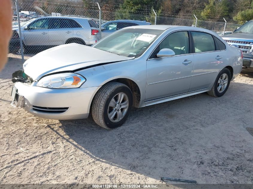 VIN 2G1WF5E30D1126032 2013 Chevrolet Impala, LS no.2