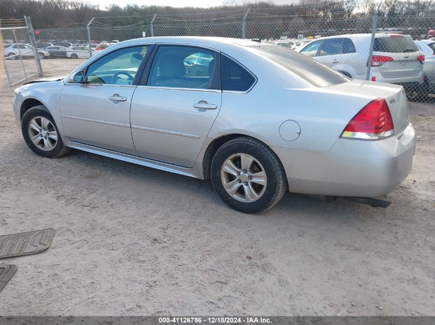 VIN 2G1WF5E30D1126032 2013 Chevrolet Impala, LS no.3