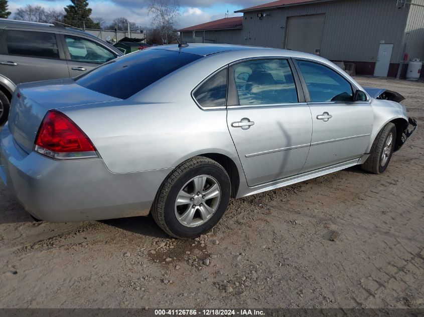 VIN 2G1WF5E30D1126032 2013 Chevrolet Impala, LS no.4