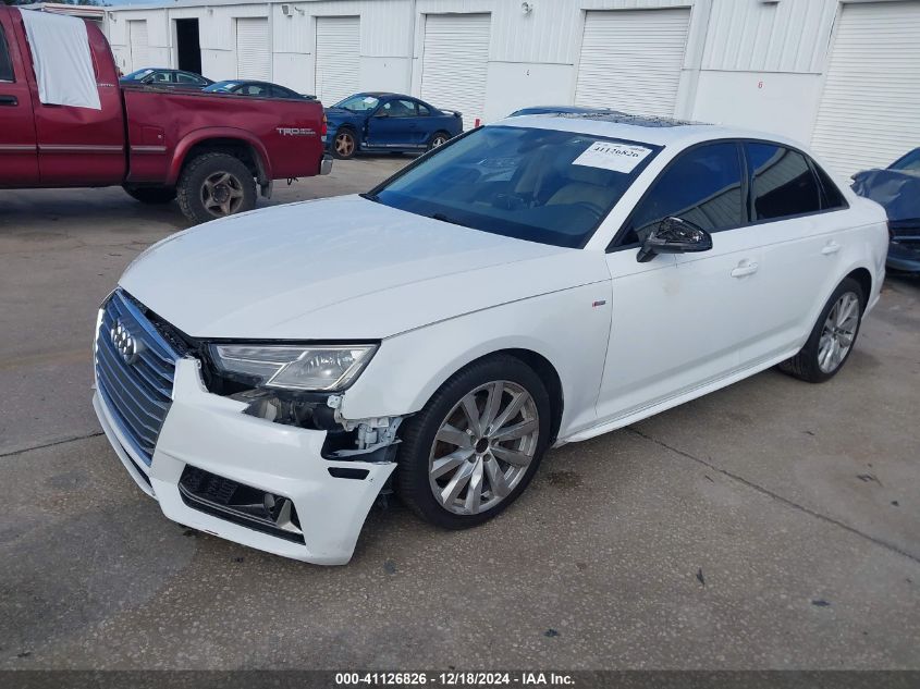 VIN WAUKMAF40JA211141 2018 AUDI A4 no.2