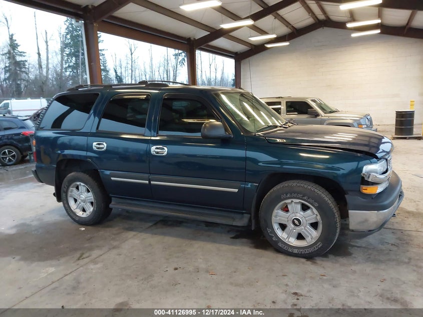 2005 Chevrolet Tahoe Ls VIN: 1GNEK13T65J211319 Lot: 41126995
