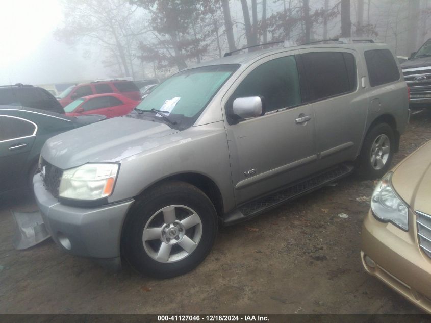 2006 Nissan Armada Se VIN: 5N1AA08A46N731519 Lot: 41127046