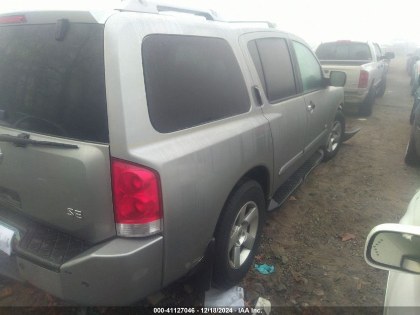 2006 Nissan Armada Se VIN: 5N1AA08A46N731519 Lot: 41127046