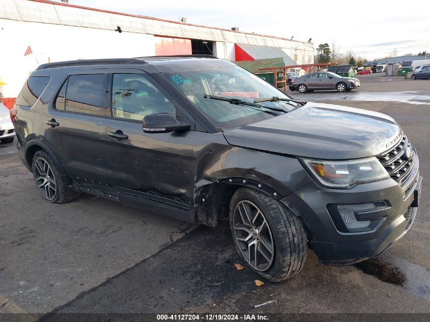 2017 Ford Explorer Sport VIN: 1FM5K8GT2HGA62481 Lot: 41127204