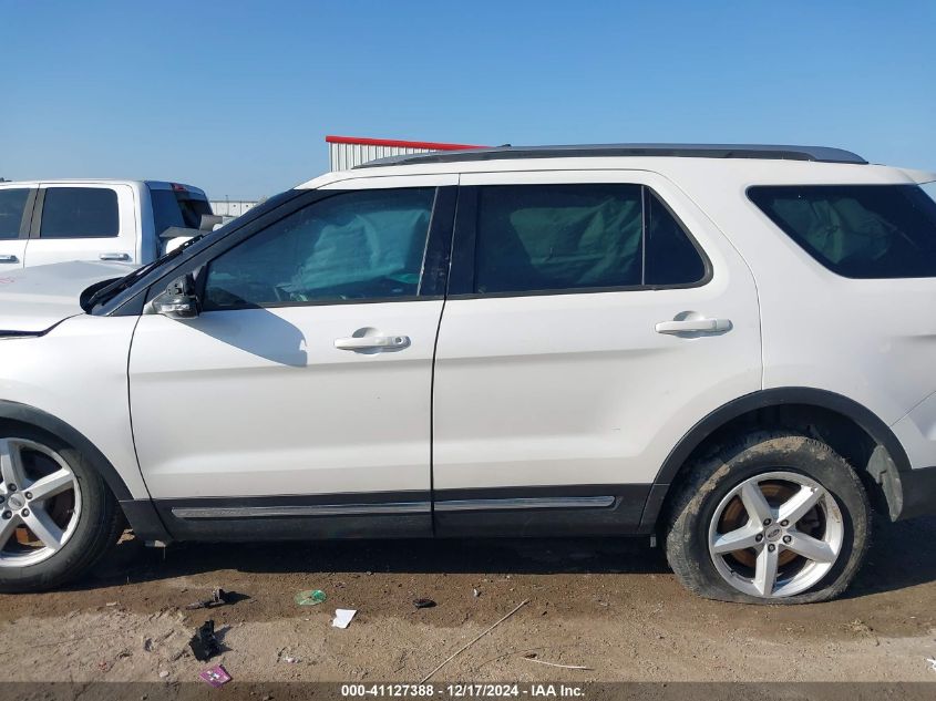 2016 Ford Explorer Xlt VIN: 1FM5K7D85GGA03837 Lot: 41127388