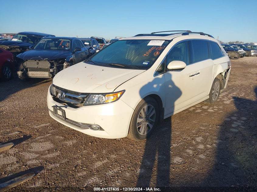 Vin: 5fnrl5h94gb047462, lot: 41617614, honda odyssey touring/touring elite 20162