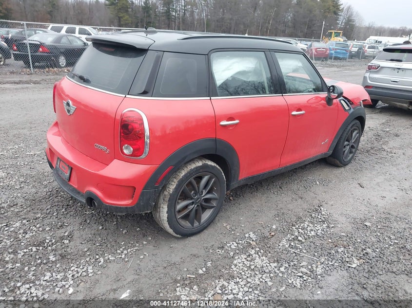 Vin: wmwzc5c59bwl52686, lot: 41617640, mini cooper s countryman 20114
