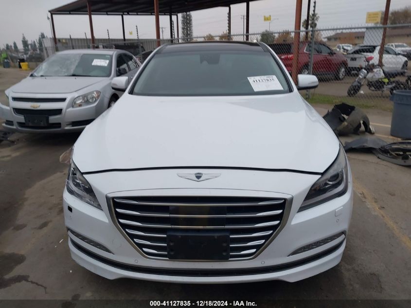 2016 Hyundai Genesis 3.8 VIN: KMHGN4JE2GU121886 Lot: 41127835