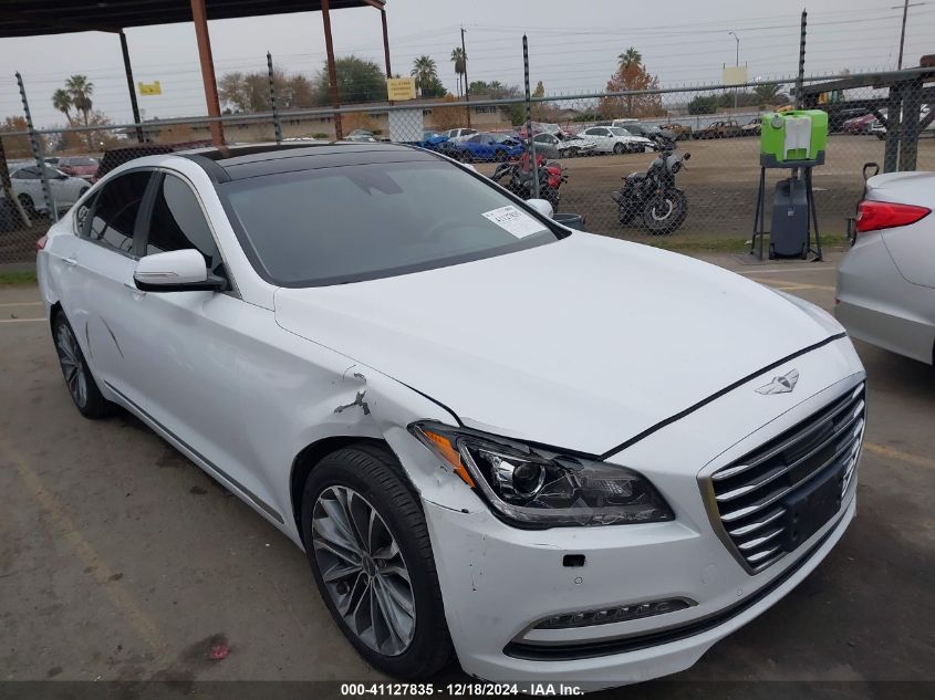 2016 Hyundai Genesis 3.8 VIN: KMHGN4JE2GU121886 Lot: 41127835