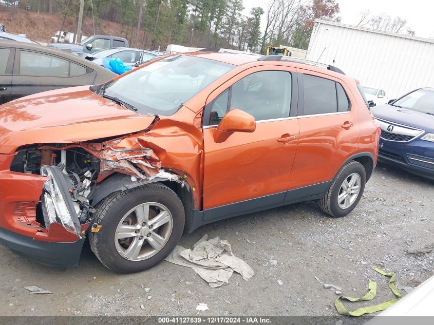 2015 Chevrolet Trax Lt VIN: KL7CJLSB5FB200201 Lot: 41127839