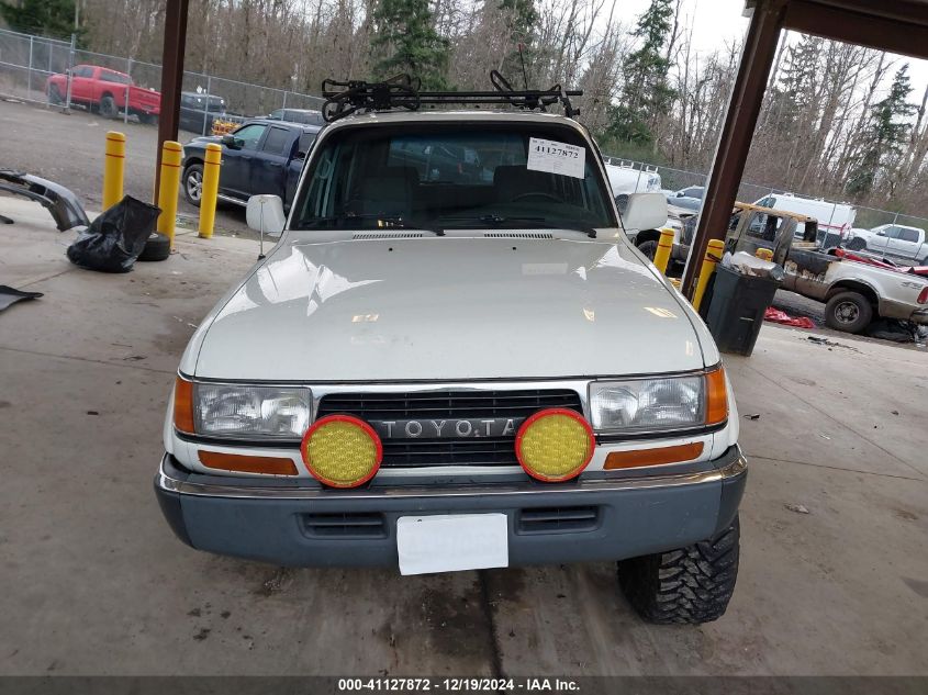 1991 Toyota Land Cruiser Fj80 VIN: JT3FJ80W8M0013664 Lot: 41127872