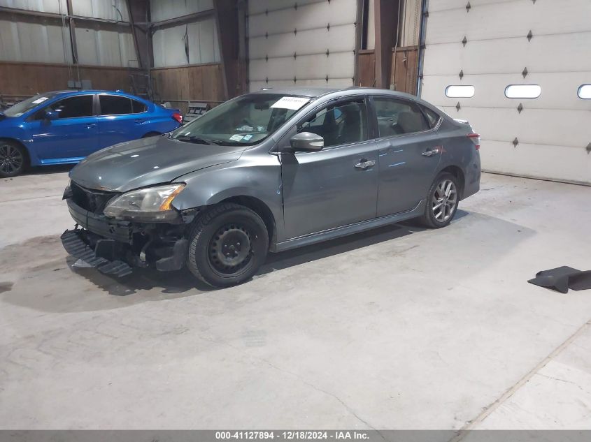 VIN 3N1AB7APXFY215857 2015 Nissan Sentra, SR no.2