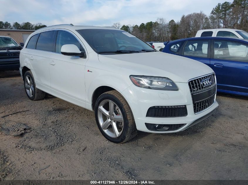 VIN WA1DGAFE2FD000891 2015 Audi Q7, 3.0T S Line Pre... no.1