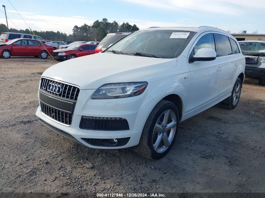 VIN WA1DGAFE2FD000891 2015 Audi Q7, 3.0T S Line Pre... no.2