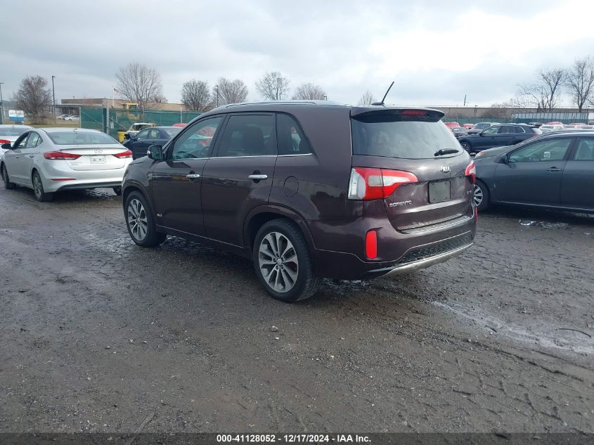 VIN 5XYKWDA75FG626754 2015 KIA SORENTO no.3