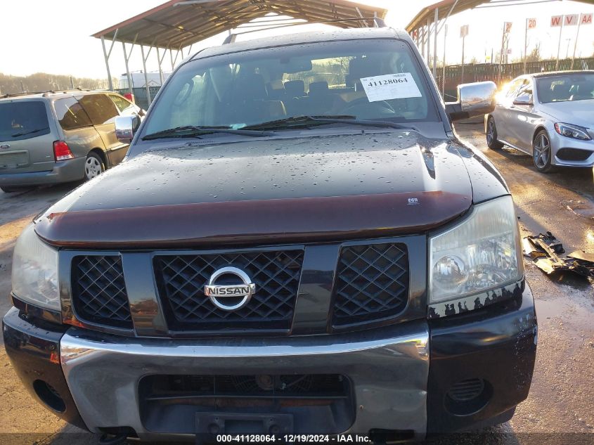 2006 Nissan Armada Se VIN: 5N1AA08BX6N734580 Lot: 41128064