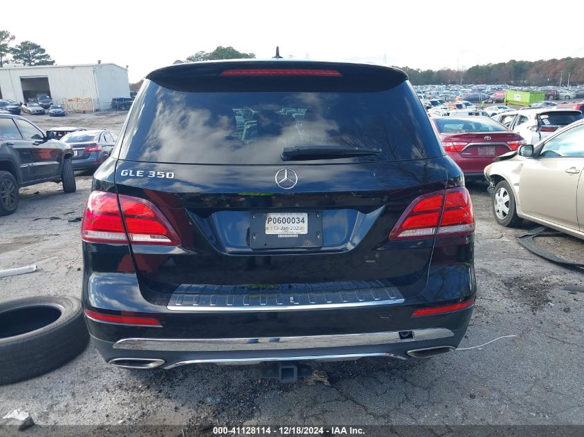 2016 Mercedes-Benz Gle 350 VIN: 4JGDA5JB6GA792540 Lot: 41128114